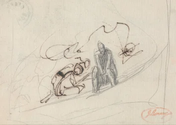 Two Seated Figures